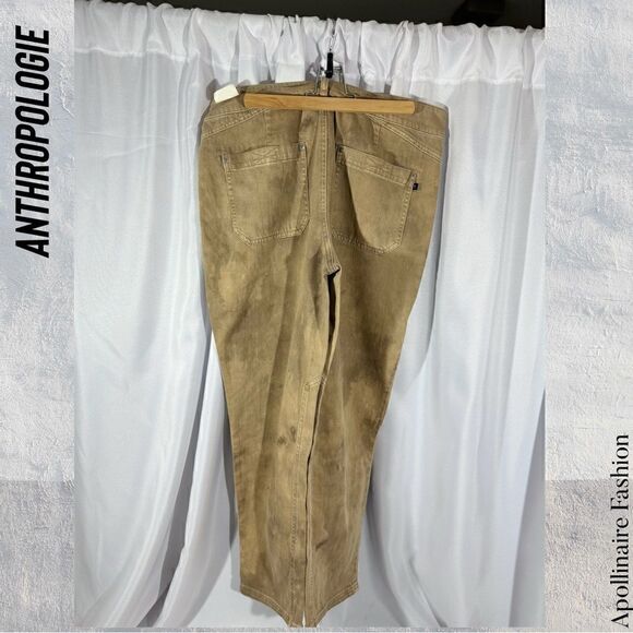 ANTHROPOLOGIE BY PILCRO THE WANDERER RELAXED JEANS IN BRONZE NWT SIZE 31 - Picture 3 of 7